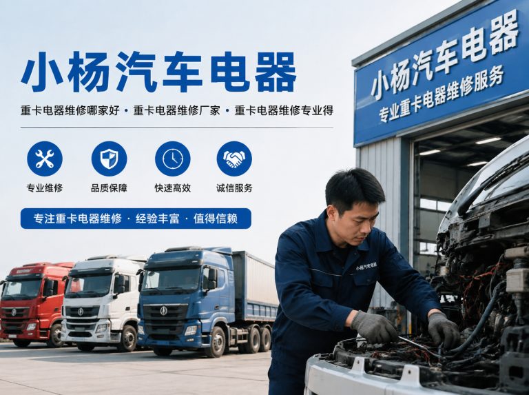 龙江县为重卡运输提供电器维修方案